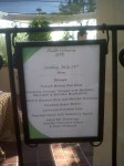 Sample Menu at the Dr Fuhrman Getaway